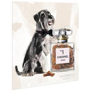 "Schnauze" Unframed Free Floating Tempered Glass Panel Graphic Dog Animal Wall Art Print 20 in. x 20 in.