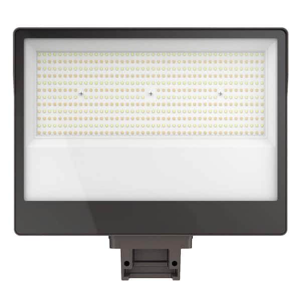 Selectable Color Temperature 1000-Watt Equivalent 45000 Lumen 130 Degree Bronze Dusk to Dawn Integrated LED Flood Light