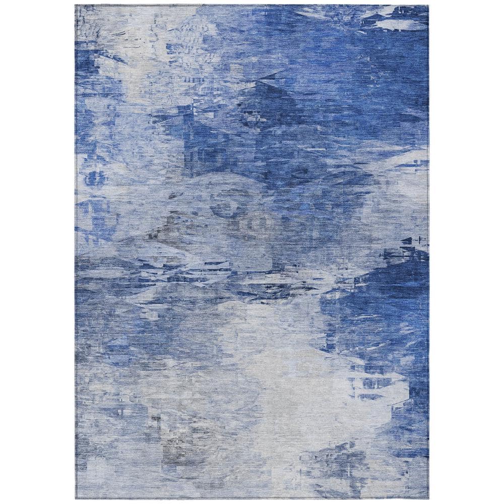 Chantille ACN595 Blue 5 ft. x 7 ft. 6 in. Machine Washable Indoor/Outdoor Geometric Area Rug price history on PriceWatchPro