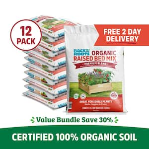 Organic Raised Bed Soil (12 1 cu.ft. Bags )