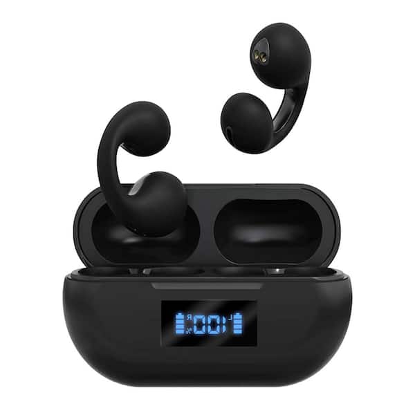 Sentry Black Wireless Bluetooth Over the Ear Earbuds-Clip On