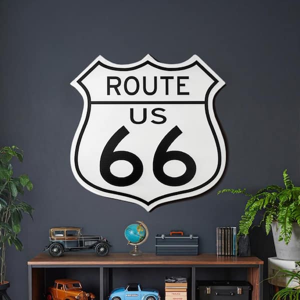 American Art Decor Route 66 Metal Sign 30