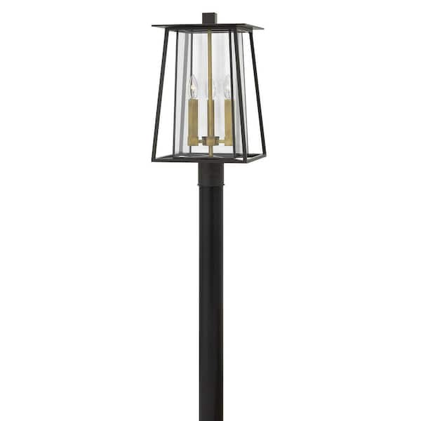 HINKLEY Walker 3-Light Buckeye Bronze Outdoor Post or Pier Mount