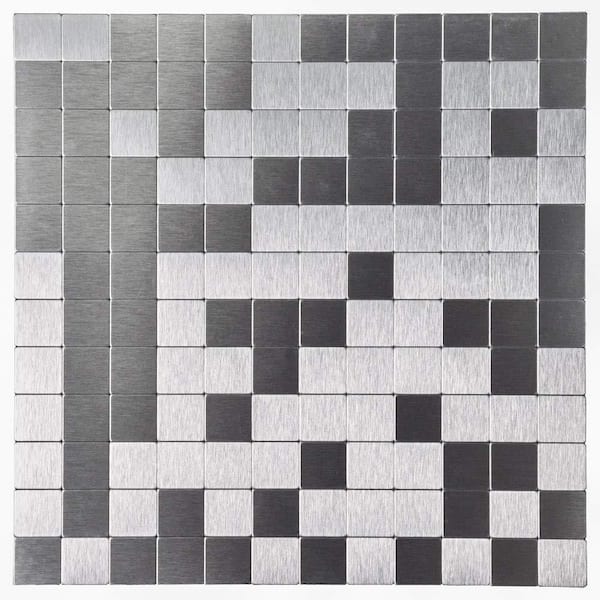 Art3d 12 x 12 Metal Peel & Stick Mosaic Tile & Reviews