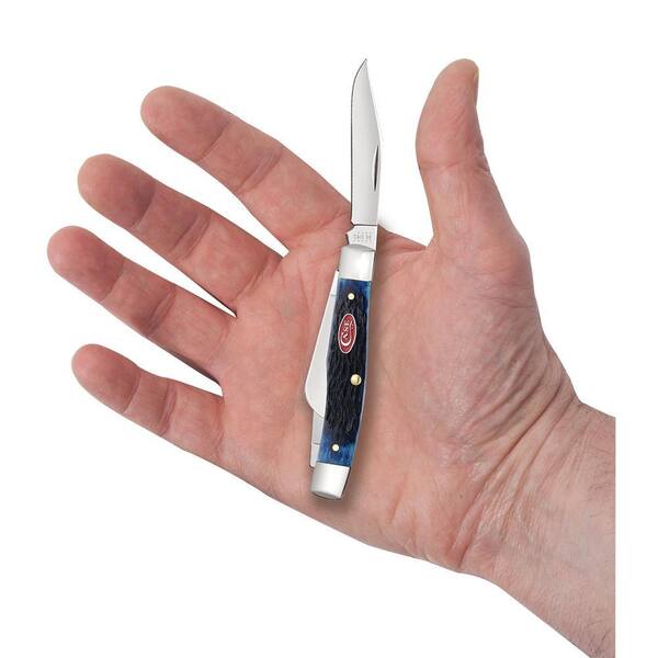 W.R. Case and Sons Cutlery Co. Navy Blue Bone Rogers Jig Medium