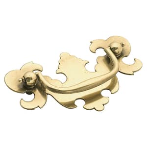 Manor House 2-1/2 in. Center-to-Center Lancaster Hand Polished Furniture Bail Pull