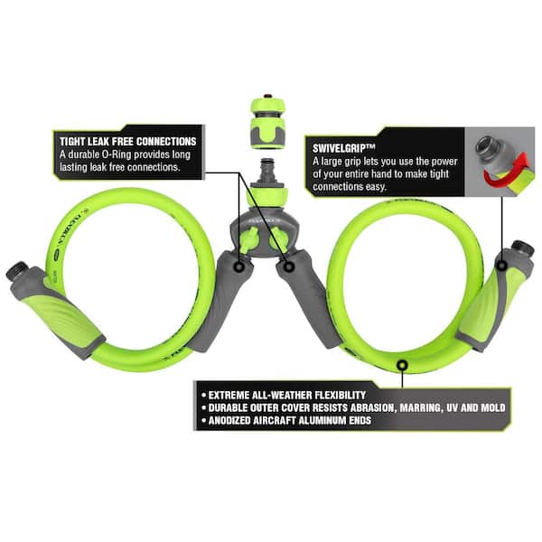 Marine Twin Outboard Flush Kit, 6-Piece 5/8 in. x 3/4 in. - 11 1/2 GHT Fittings