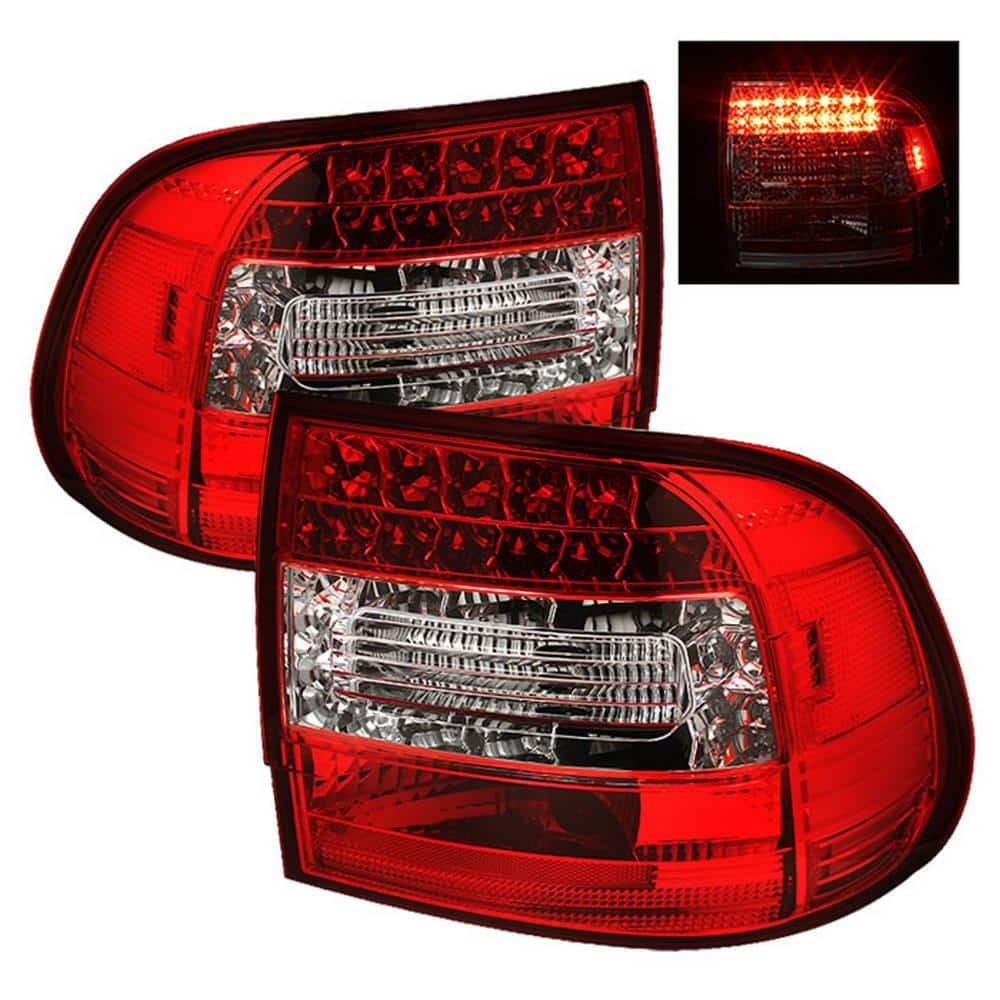 Porsche Cayenne 03-07 LED Tail Lights - Red Clear price history on PriceWatchPro