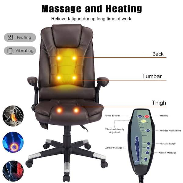 desk chair with heat and massage