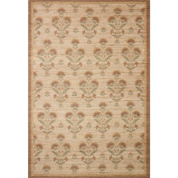 Chris Love Julia Rue Wheat/Sage 5 ft. x 7 ft. 6 in. Transitional Area Rug