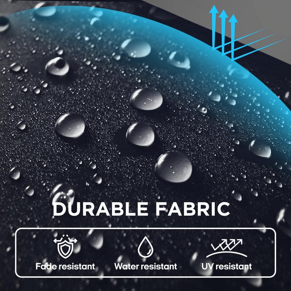 Navy Blue 9' Outdoor Patio Market Umbrella with Rib Replacement