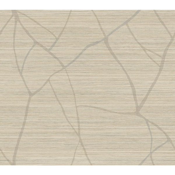 York Wallcoverings Brown Camel Raska Textured Non-Pasted Paper Wallpaper