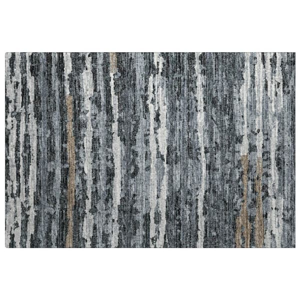 Dream Shag Premium Machine Washable Abstract ADS75 Shadow 2 ft. x 3 ft. Accent Rug