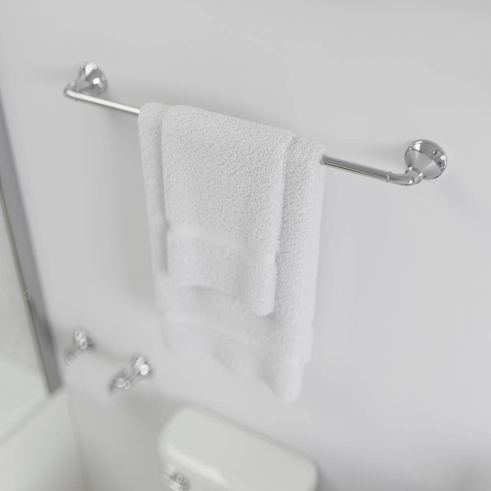 Visalia Polished Chrome Adjustable Double Robe Hook