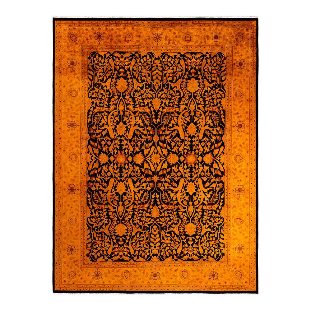 Fine Vibrance Black 9 ft. x 12 ft. Solid Wool Indoor Area Rug price history on PriceWatchPro