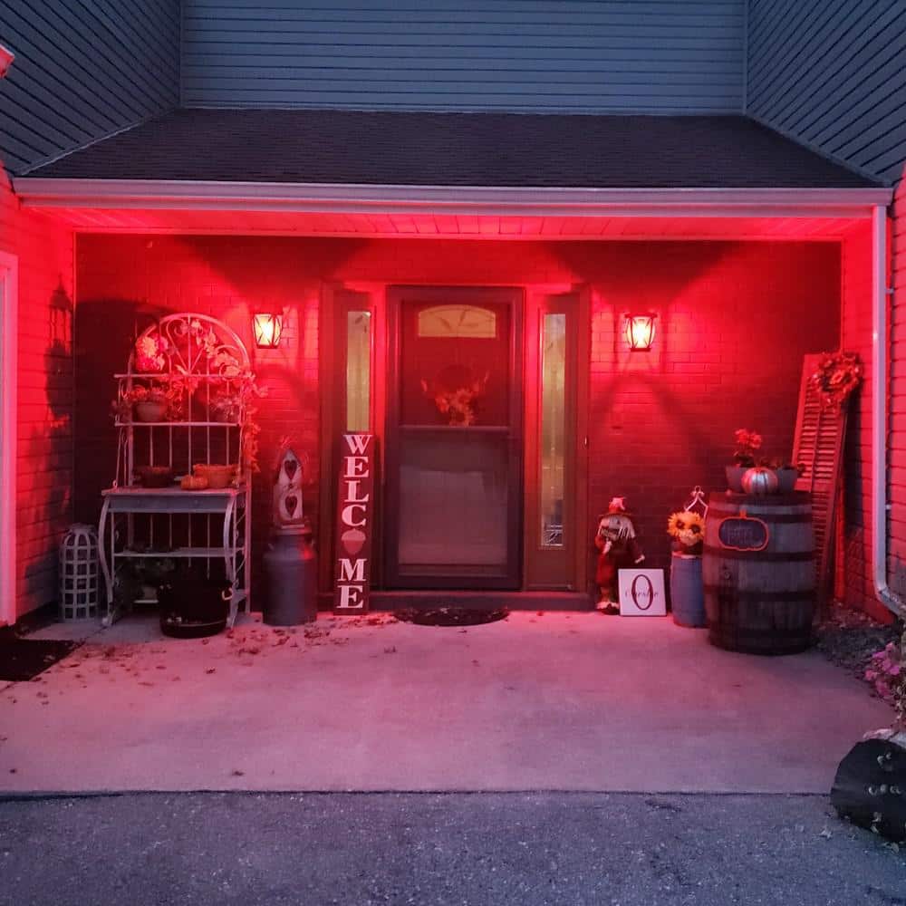 Red Clear Glass Dimmable Filament LED Bulb 4.5W