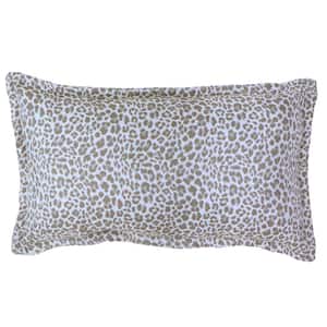 Leopard Rectangular Outdoor Lumbar Pillow
