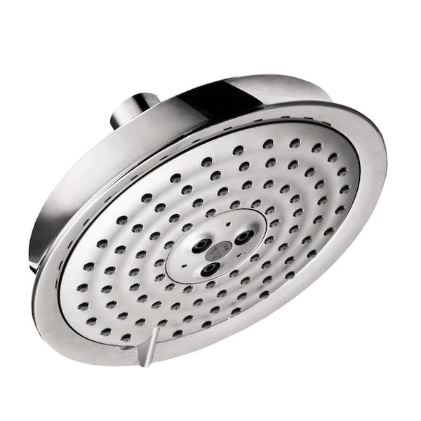 Hansgrohe Raindance Classic 150 3-Spray Patterns with 2.5 GPM 6.25 in. Wall Mount Fixed Shower Head in Chrome