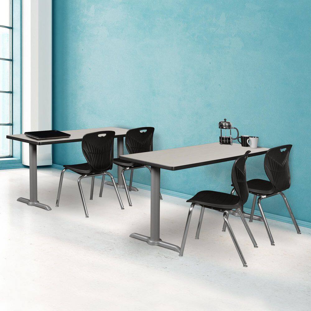 Cain 48 in. x 24 in. Maple Training Table Desk with Grey Base price history on PriceWatchPro