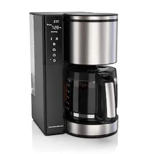 Easy Measure 14 Cup Black Coffee Maker with removable water Reservoir