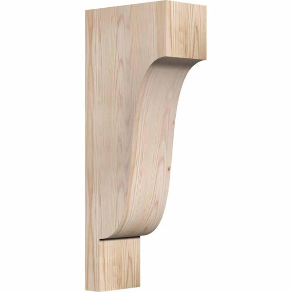 Ekena Millwork 5-1/2 in. x 10 in. x 26 in. Douglas Fir Newport Smooth Corbel