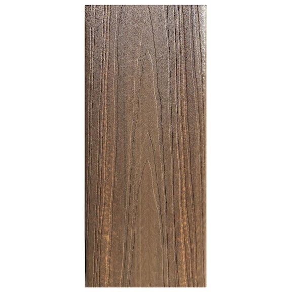 Fiberon 15/16 in. x 51/4 in. x 8 ft. Forest Brown Square
