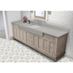 Memoir Crystal Grey 12 in. x 12 in. Glazed Ceramic Floor and Wall Tile (16.49 sq.ft./case)