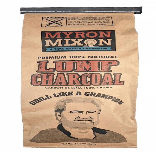 Myron Mixon 17.6 lbs. Premium 100% All Natural Lump Charcoal Oak Wood Chunks