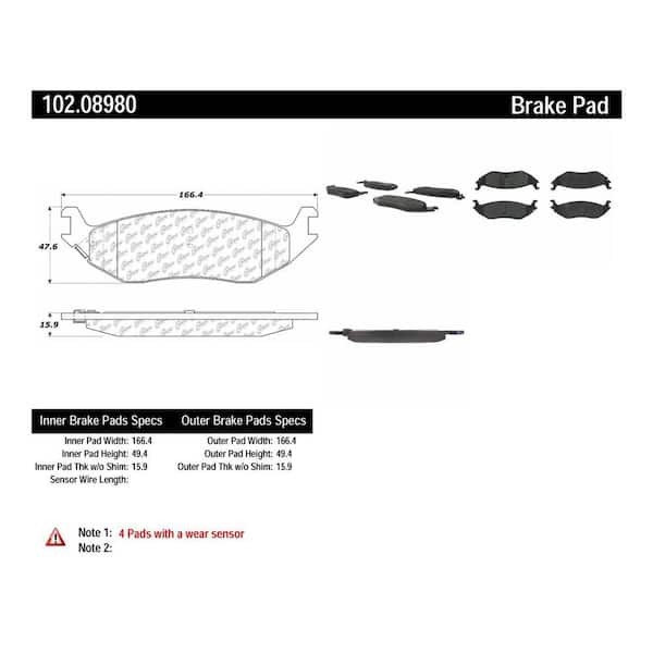 Centric Parts Disc Brake Pad Set