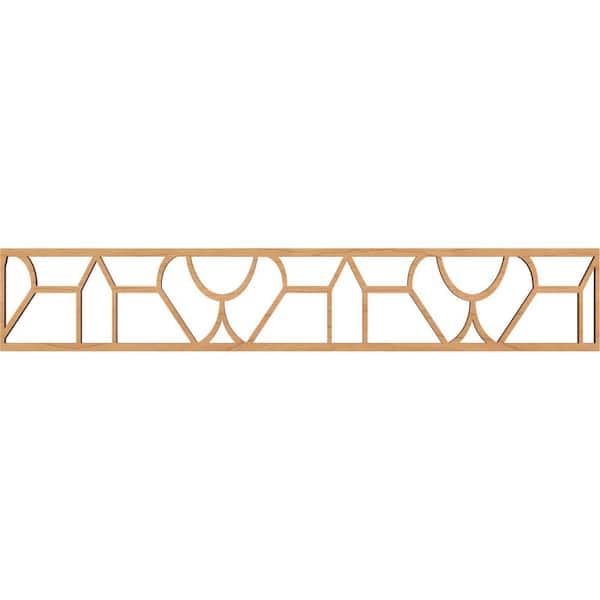 Ekena Millwork Whitechapel Fretwork 0.375 in. D x 46.625 in. W x 8 in. L Maple Wood Panel Moulding