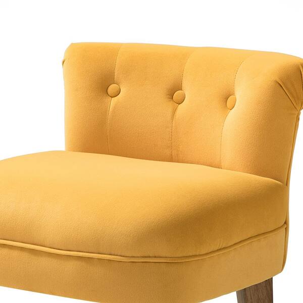 mustard vanity chair