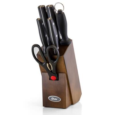 Granger 7-Piece Stainless Steel Cutlery Knife Set with Wood Block
