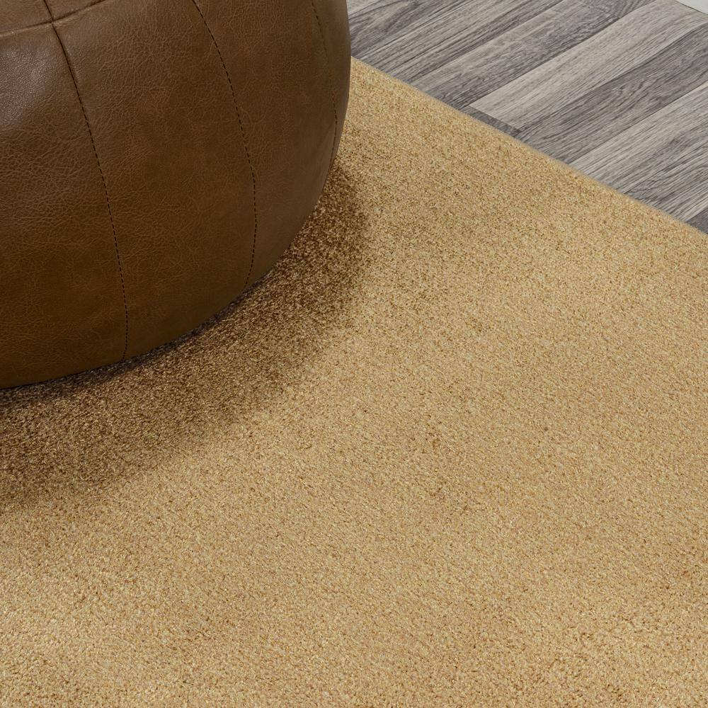 Twyla Yellow Low-Pile Machine-Washable Area Rug 5' x 8'