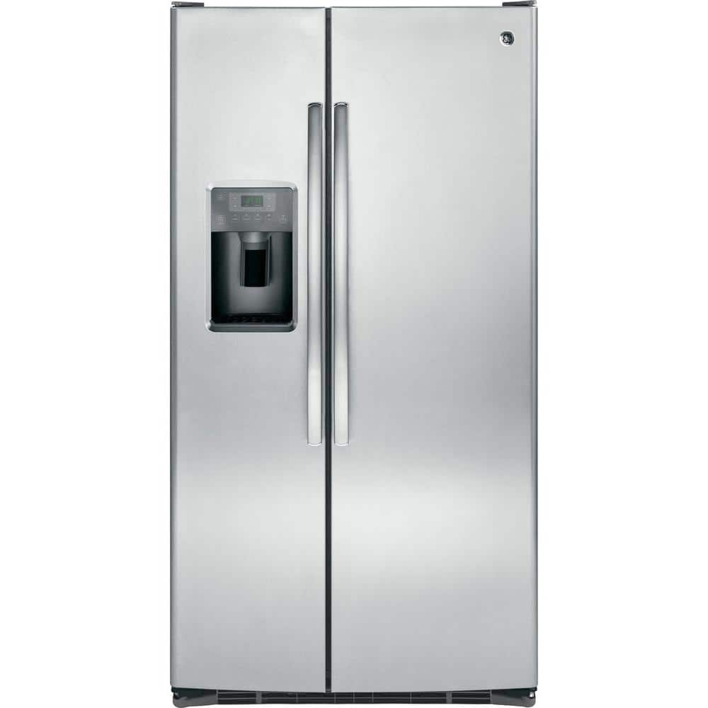 GE 25.3 cu. ft. Side by Side Refrigerator in Stainless Steel