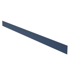 Arlington 96 in. W x 0.125 in. D x 4.5 in. H in Vessel Blue Plywood Shaker Assembled Kitchen Cabinet Matching Toe Kick