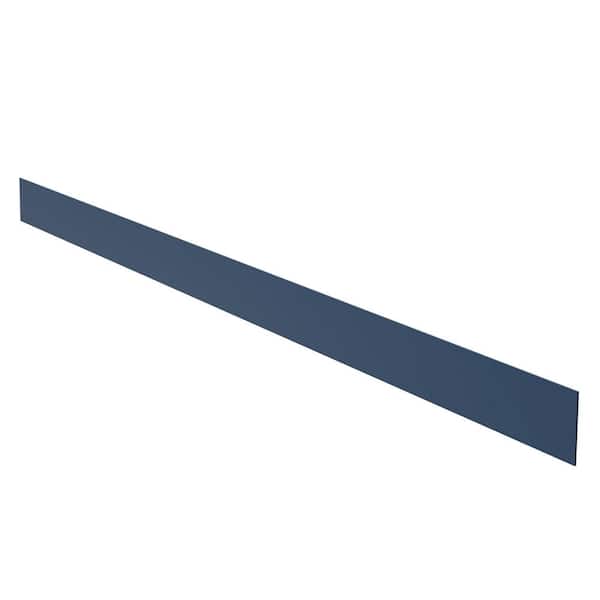 96 in. W x 0.125 in. D x 4.5 in. H Matching Toe Kick in Vessel Blue