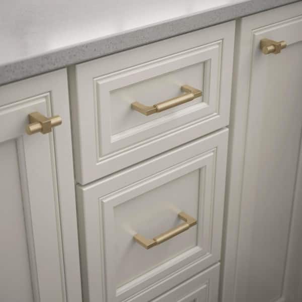 25-Pack Artesia 3-3/4 in. (96 mm) Modern Champagne Bronze Cabinet Drawer Bar Pulls