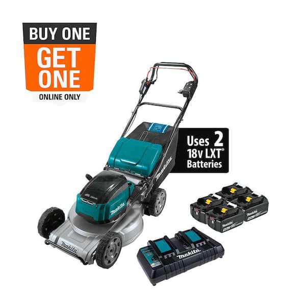 21 in. 18V X2 (36V) LXT Lithium-Ion Brushless Cordless Walk Behind Self-Propelled Lawn Mower Kit (5.0Ah)