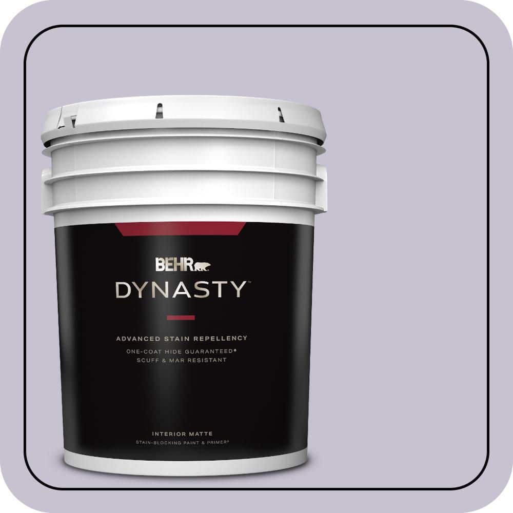 5 gal. #ICC-44 Lavender Bouquet Matte Interior Stain-Blocking Paint & Primer price history on PriceWatchPro
