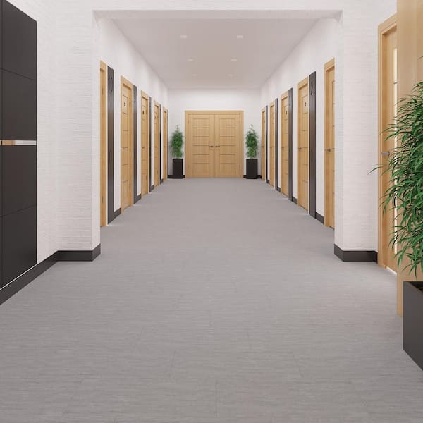 PresCore Glacier 12 MIL x 12 in. W x 24 in. L Glue Down Waterproof Luxury Vinyl Plank Flooring (36 sqft/case)