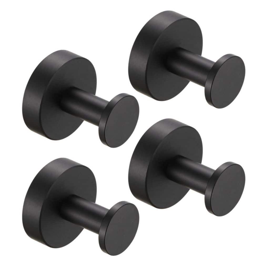 2.13 in. L Matte Black Wall Mounted Storage Towel Hook (4-Pack) price history on PriceWatchPro