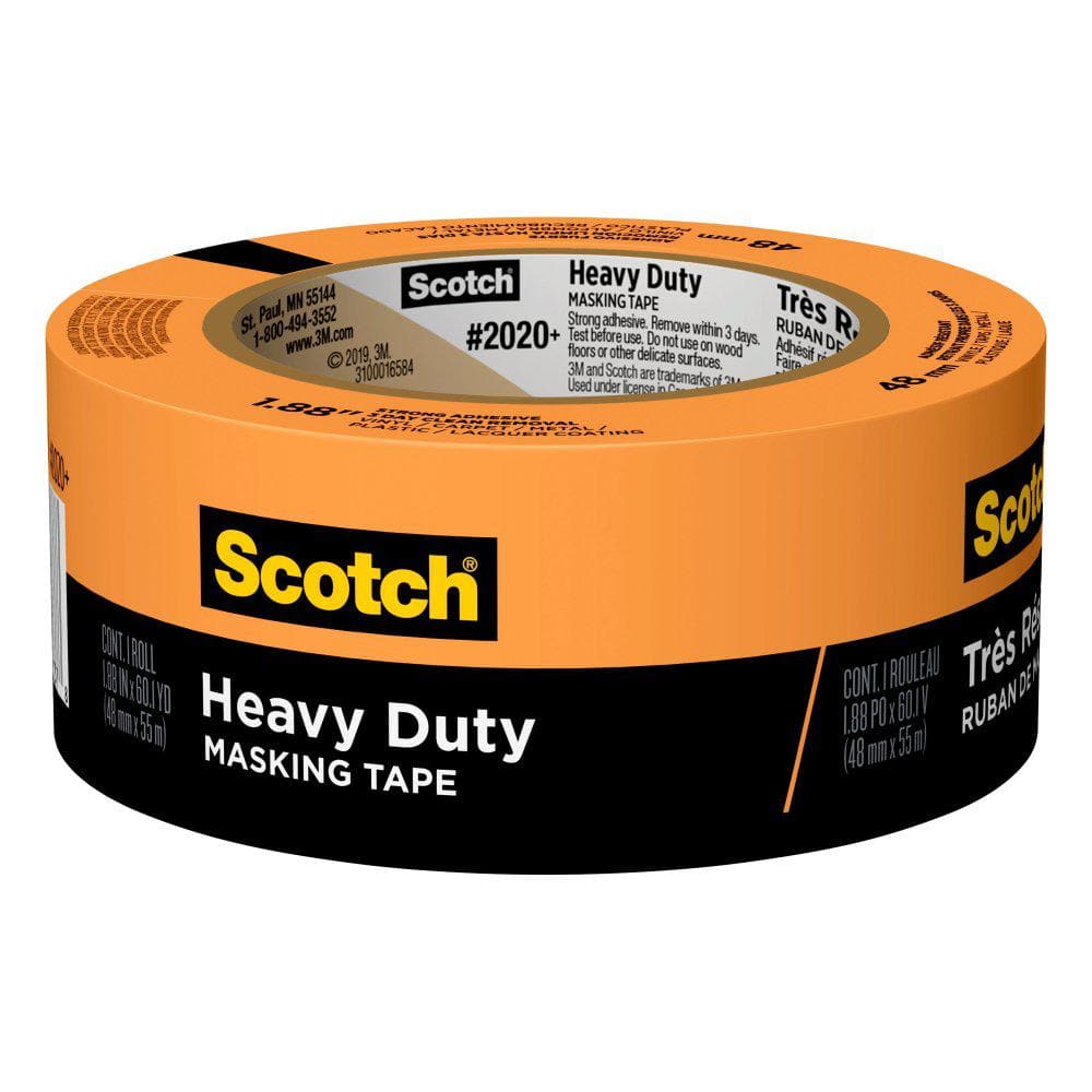 Scotch 98248-case High Temp Tape, 2inx36 yd 5.4 mil, 24/Case, 4735, Vinyl,  Orange (Pack of 24): : Industrial & Scientific