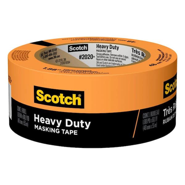 3M Scotch 1.88 in. x 60.1 yds Heavy Duty Masking Tape