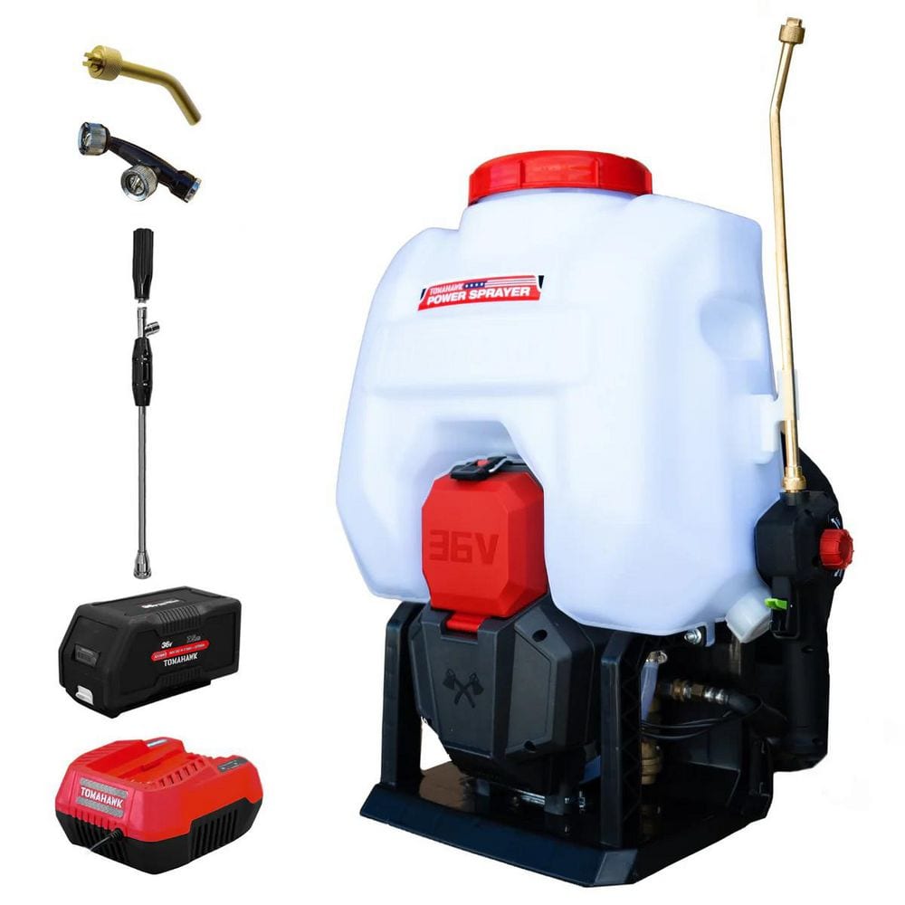 Tomahawk Power 5-Gallon Battery Powered Backpack Sprayer 450 PSI