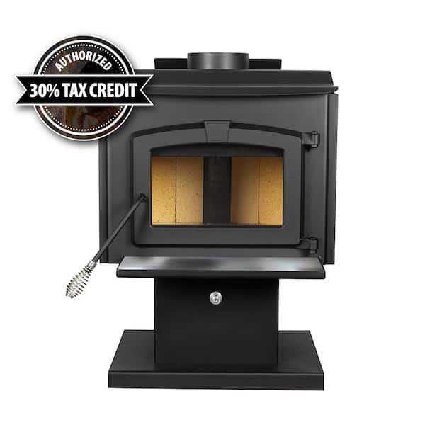 Pleasant Hearth 1,200 sq. ft. EPA Certified Wood Stove with Stainless Steel Ash Lip and Blower