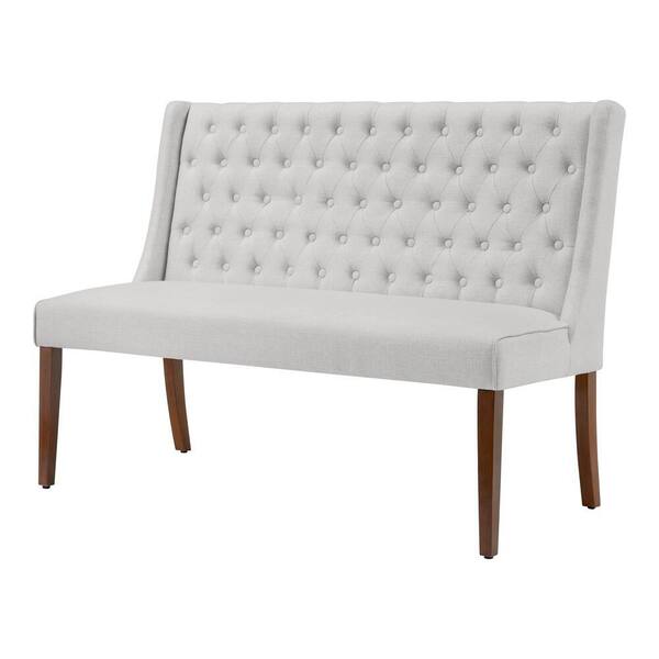 tufted bench with back