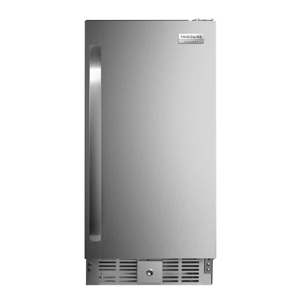 14.9 in., 2.9 cu. ft., Mini Refrigerator in Stainless Steel without Freezer