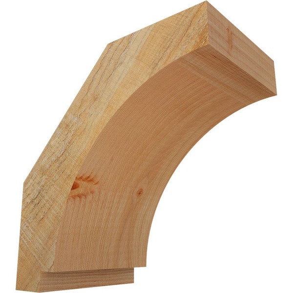 6"W x 10"D x 10"H Imperial Rough Sawn Knee Brace, Douglas Fir