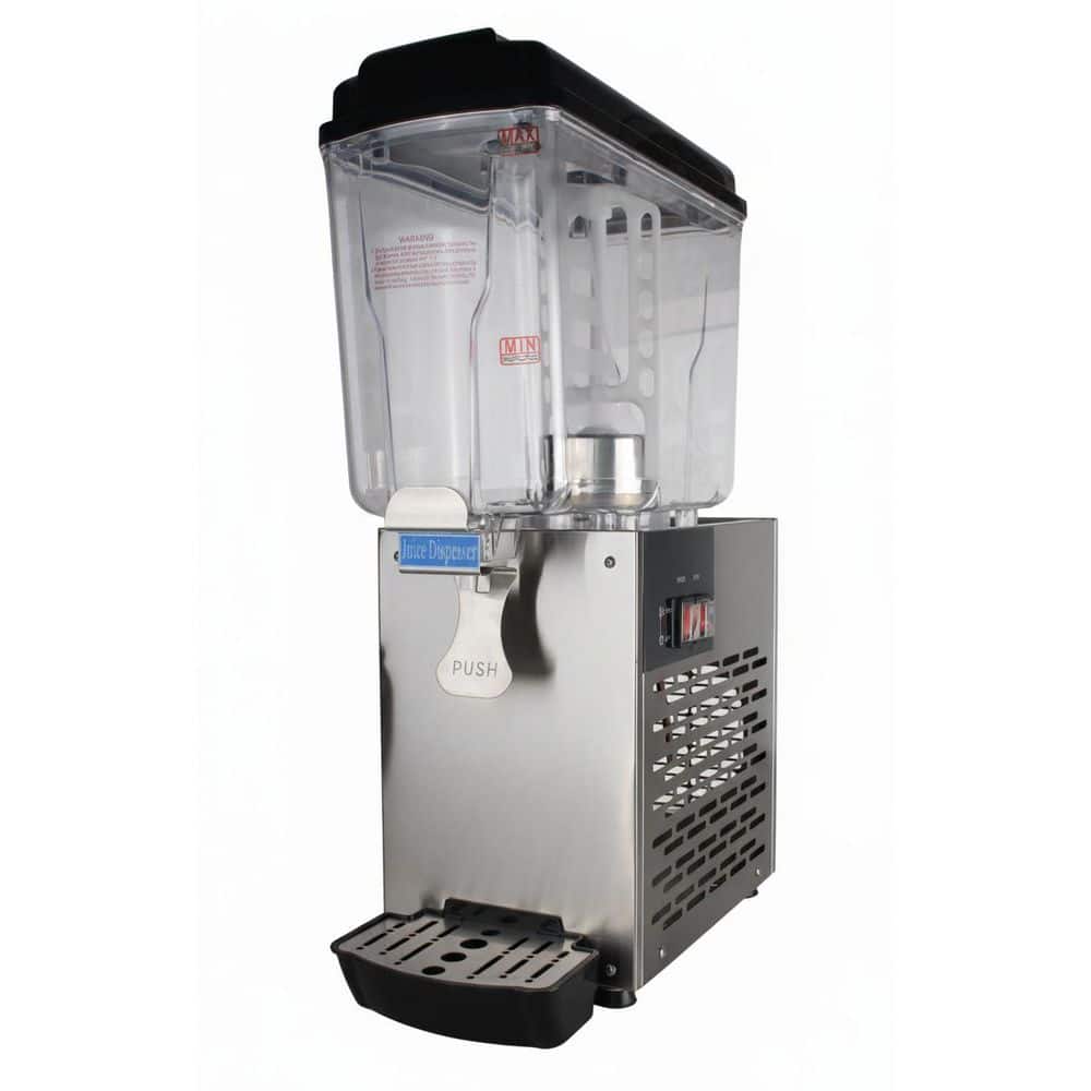 4.8 gal. Stainless Steel Commercial Cold Beverage Dispenser, 1-Tank Fast Cooling Iced Tea Drink Machine price history on PriceWatchPro