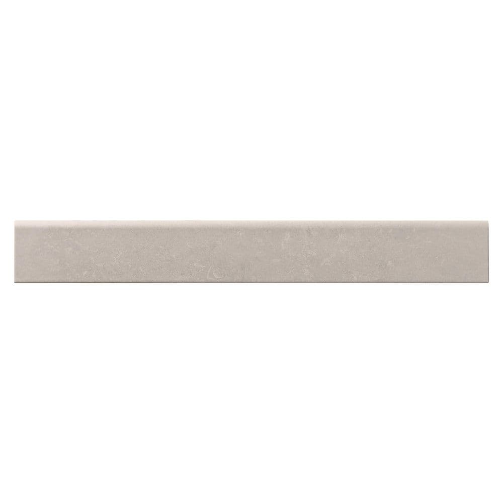 Urbane Pearl Gray 3.14 in. x 23.62 in. Matte Porcelain Bullnose Wall Tile (0.51 sq. ft./Each) price history on PriceWatchPro